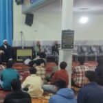 استقبال امام جمعه چاراویماق از معتکفین نوجوان و جوان