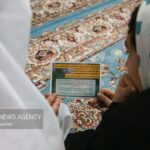 با اتمام آیین معنوی اعتکاف خانواده‌ها به استقبال معتکفین رفتند