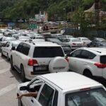 ترافیک سنگین در محور هراز و آزادراه‌های منتهی به تهران