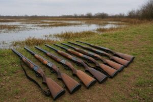 جعفری: ۸ قبضه سلاح شکاری در غرب تالاب انزلی کشف شد