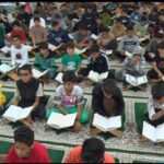 حضور پرشور مردم و نوجوانان در آیین معنوی اعتکاف رودان