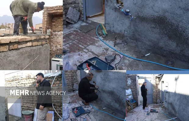 خدمات رسانی گروه جهادی در محله فلک‌الدین خرم‌آباد