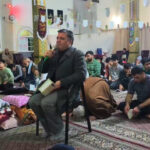 دعای توسل معتکفین مسجد المهدی ارومیه و طنین نوای لبیک یا خامنه ای