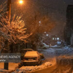 شادی شبانه مردم اشنویه به دلیل بارش برف