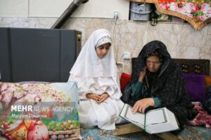 مادران و دختران شیروانی با دوری از مشغله‌های زندگی به خدا نزدیکتر شدند