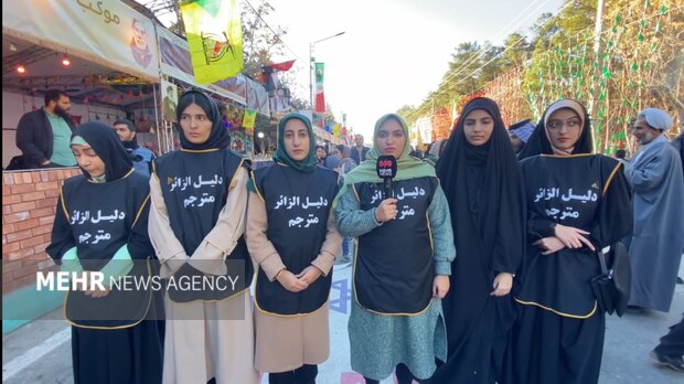 مترجمان بین المللی مراسم سالگرد شهادت سردار دل‌ها در کرمان