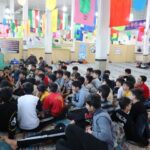 مراسم اعتکاف شهر توپ آغاج در مسجد صاحب‌الزمان