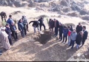 پویش ملی «درختی برای پدر، سبزی برای ایران» در سنندج برگزار شد