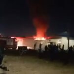 آتش‌سوزی در کارگاه تولیدی مبل در قراملک تبریز