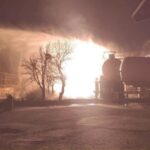 آتش‌سوزی و عملیات اطفای حریق در شرکت نیک‌گاز تبریز