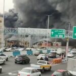 آتش‌سوزی گسترده در جنت‌آباد تهران / تعداد مصدومان یا فوتی‌ها هنوز مشخص نیست