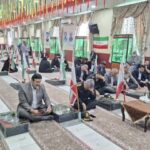 آیین «مهمانی لاله‌ها» در گلزار شهدای شهر دیلم برگزار شد