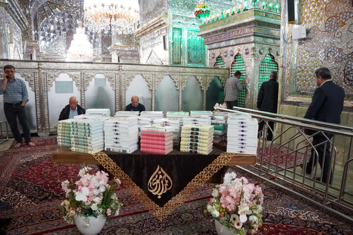 اهدای ۷۰۰ جلد قرآن کریم از طرف حرم شاهچراغ به مساجد آسیب دیده فارس