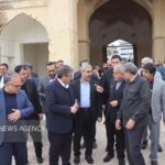 بازدید وزیر میراث فرهنگی از کاروان شاه عباسی سمنان
