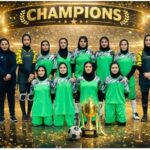 بانوان رودانی بر سکوی قهرمانی فوتسال هرمزگان ایستادند