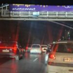 ترافیک پرحجم و سنگین در بزرگراه چراغچی مشهد