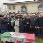 تشییع شهید «توفیق دلیر نوکنده» در رضوانشهر