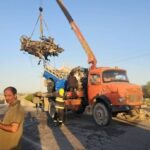 تصادف در دیر ۴ فوتی داشت؛ برخورد رخ به‌رخ و آتش‌سوزی خودروها