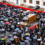 تصاویر هوایی از حضور رشتوندان در جشن تولد ۴۷ سالگی انقلاب