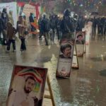 جشن میلاد امام زمان(عج) در خیابان‌های بارانی قوچان