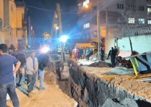 حادثه تلخ در بلوار کشاورز کرمان؛ کارگر زیر آوار کانال فاضلاب جان باخت