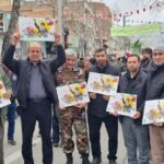 خروش مردم شهرستان مینودشت در راهپیمایی ۲۲ بهمن