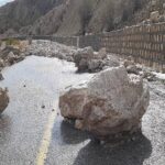 خطر ریزش سنگ و سقوط بهمن در راه های کوهستانی مازندران 