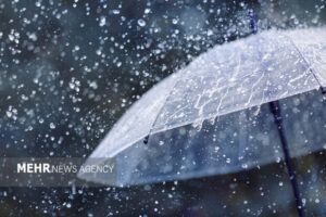 سنندج در آغوش باران و آذرخش