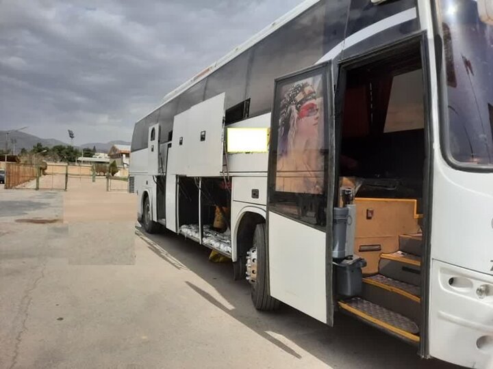 شگرد ماهرانه مسافر اتوبوس در ایست بازرسی شاهرود لو رفت