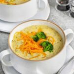 طرز تهیه سوپ بروکلی چدار