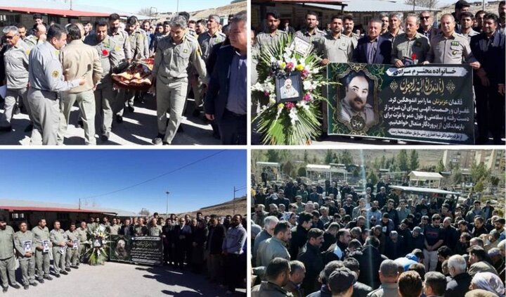 وداع با حافظ طبیعت در قروه؛ محیط‌بان کردستانی در حین مأموریت آسمانی شد