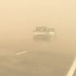 وضعیت طوفانی محور زاهدان - بم