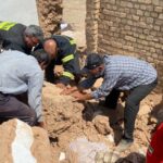 کارگر ۴۰ ساله در اصفهان از زیر آوار جان سالم به در برد