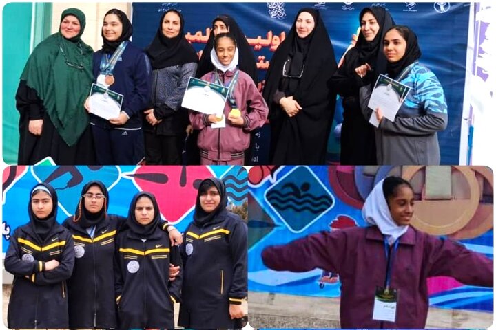 کسب ۲ مدال طلا توسط دختران شناگر سیستان و بلوچستان