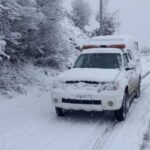 ۳۰ سانتی متر برف در بلده بارید