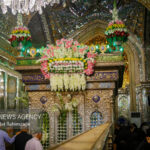 آئین گلاب شویی و گلباران ضریح مطهر حضرت شاهچراغ(ع)