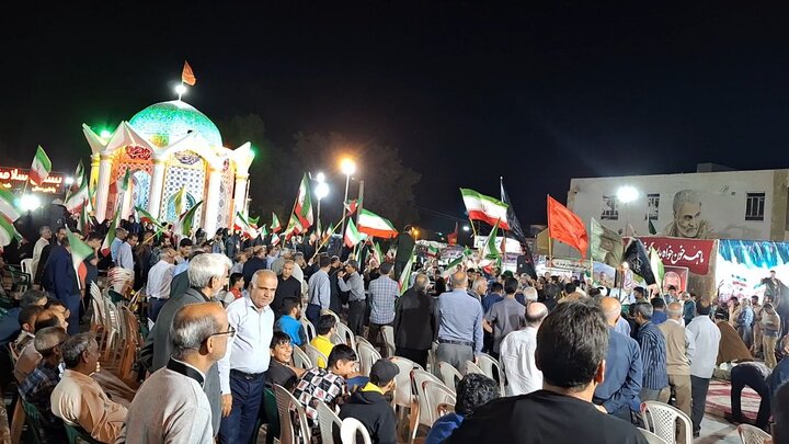 اجتماع باشکوه مردم گناوه