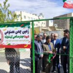 افتتاح زمین چمن مصنوعی در شاهرود به یاد شهدای دانش آموز میناب