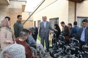 اهدای ویلچر برقی و جهیزیه به مددجویان ثلاث‌باباجانی