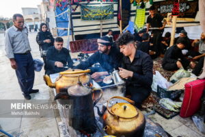 برپایی موکب توسط موکب داران عراقی در جزیره هرمز