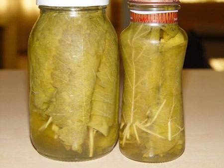 درست کردن ترشی برگ مو, ترشی برگ مو