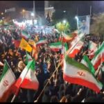 طنین فریاد «مرگ بر آمریکا» در تاکستان