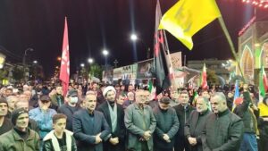 پنجاه و سومین قرار شبانه مردم آستانه اشرفیه در خیابان