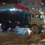 آتش‌سوزی کامیون سوخت در جایگاه گذرنامه کرمانشاه مهار شد
