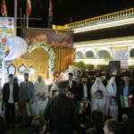 آغاز زندگی ۱۲ زوج هریسی از دل تجمعات شبانه بیعت با رهبری