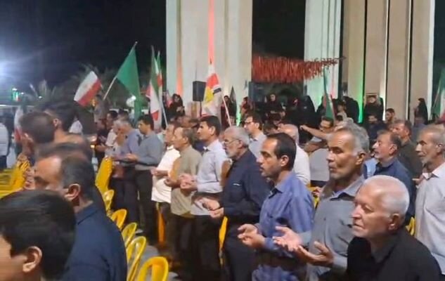 اجتماع باشکوه مردم انقلابی آبدان در دفاع از نظام اسلامی