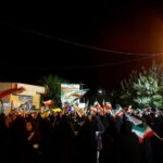 اجتماع شبانه مردم فراهان در بیعت با رهبر معظم انقلاب