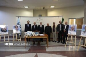 ادای احترام استاندار تهران به شهدای هسته‌ای دانشگاه شهید بهشتی