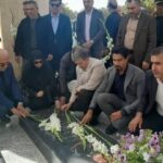 ادای احترام رئیس سازمان محیط‌زیست به مقام والای شهدای شاهین‌شهر