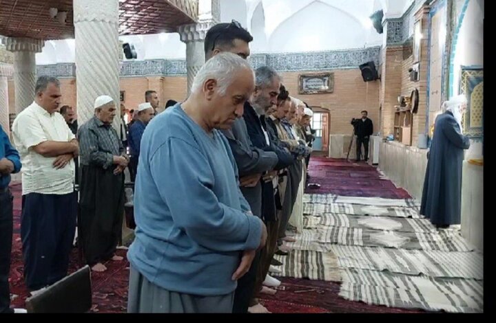 اقامه نماز عید قربان در سنندج